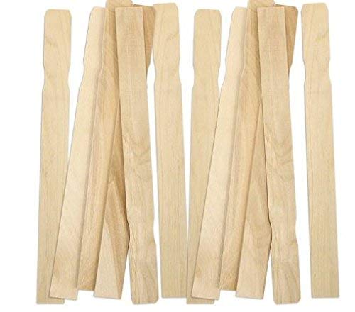 DIYARTZ Wooden Paint Stir Sticks, 100 Pack, Perfect for DIMixing Liquids. DIY Craft Sticks, Home Improvement, Natural Smooth Wood (14 inch)