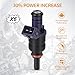 AISHAN 6PCS Fuel Injectors 2 Holes Compatible with BMW 330i 330ci 2001 2002 2003 2004, X5 2001-2006, 530i 2001-2005, X3 2004-2006, Z3 2001 2002, Z4 2003-2005 L6 3.0L Replace 1439800