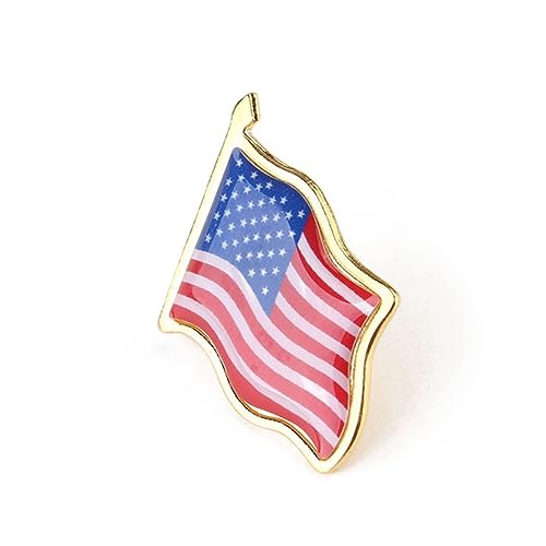 Insignia de EE UU con 60 pines de solapa americanos para ropa y bolsas 5