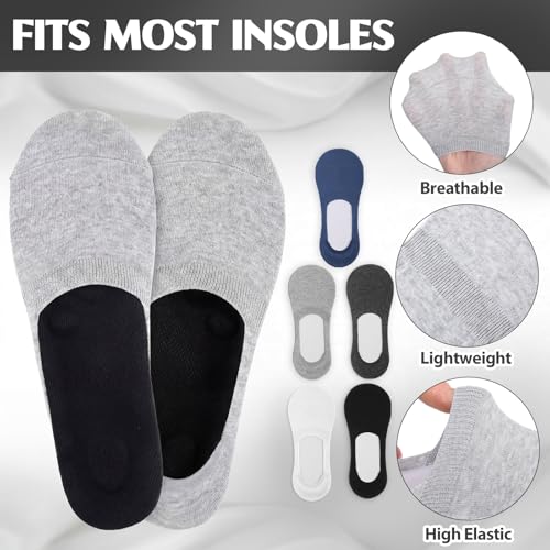 Cubierta Plantillas Sin Calcetín 10 Pares Para Hombre Mujer miniatura 2