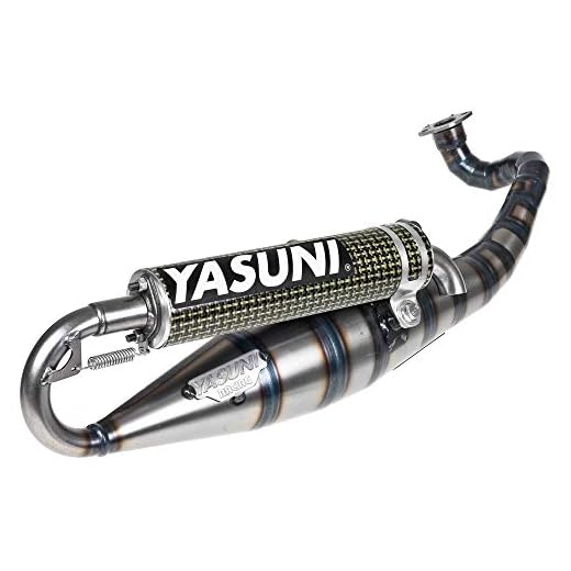 Auspuff YASUNI Carrera 16/07 kol/Aramid – YAMAHA Jog RR 50 LC (vatten) Typ: SA22