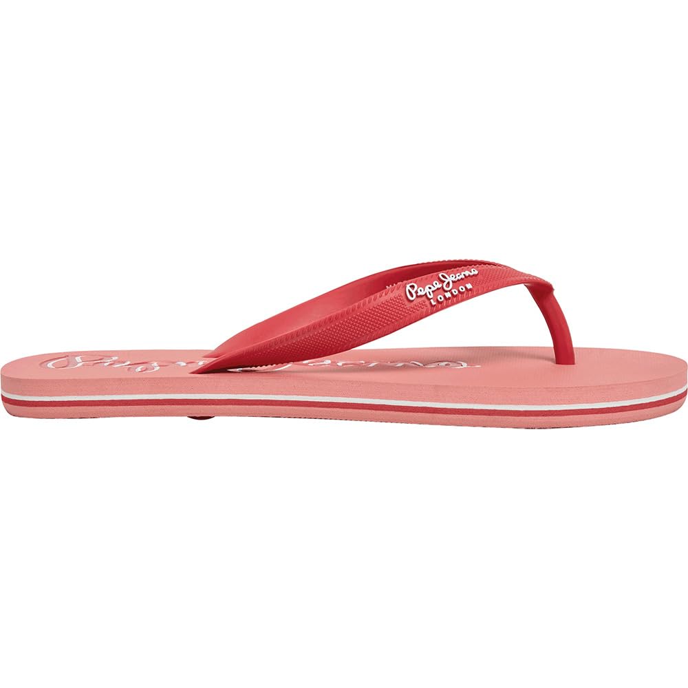 PEPE JEANS Bay Beach Sun Slides UK 7 Red