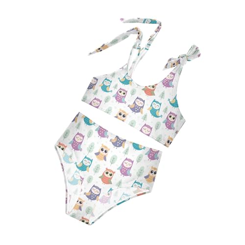 Image of Girls Tankini Swimsuit Bathing Suit Two Piece Bikini Summer Beach Swimwear with Adjustable Strap 3-12 Years