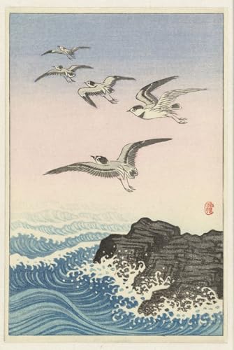 Lienzo Kievit En Riet de Ohara Koson cuadro de pared para decoracion de salon de 60x90cm