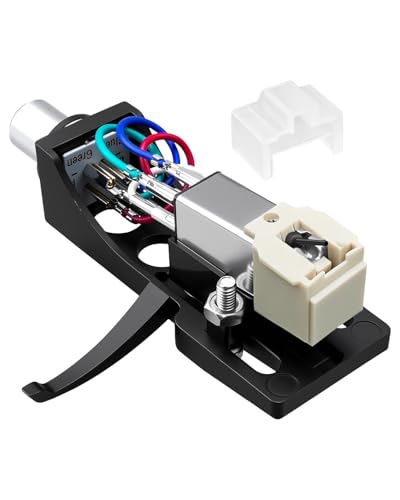 Black Headshell, AT-3600L Magnetic Cartridge Compatible with Pioneer PLX-1000 PL-518 PL-530 PL-A35 PLX-500 PL-560 PL-200 PL-516 PL-255 PL-200X XL-A700 PL-A45D, Record Player Turntable Cartridge