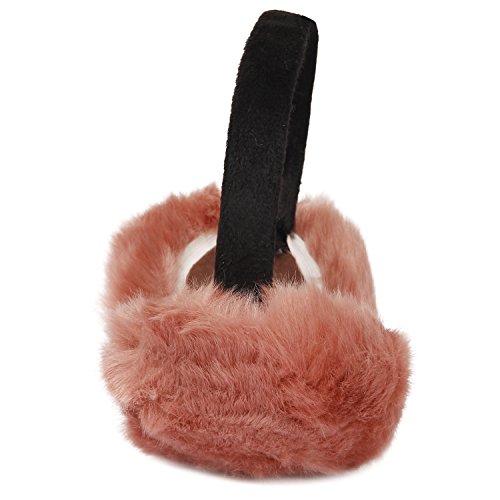 Image of FabSeasons Faux Fur Winter Outdoor Accessory Foldable Ear Muffs /Warmer for Girls & Women for protection from Cold, Ideal Head /Hair Accessory during winters
