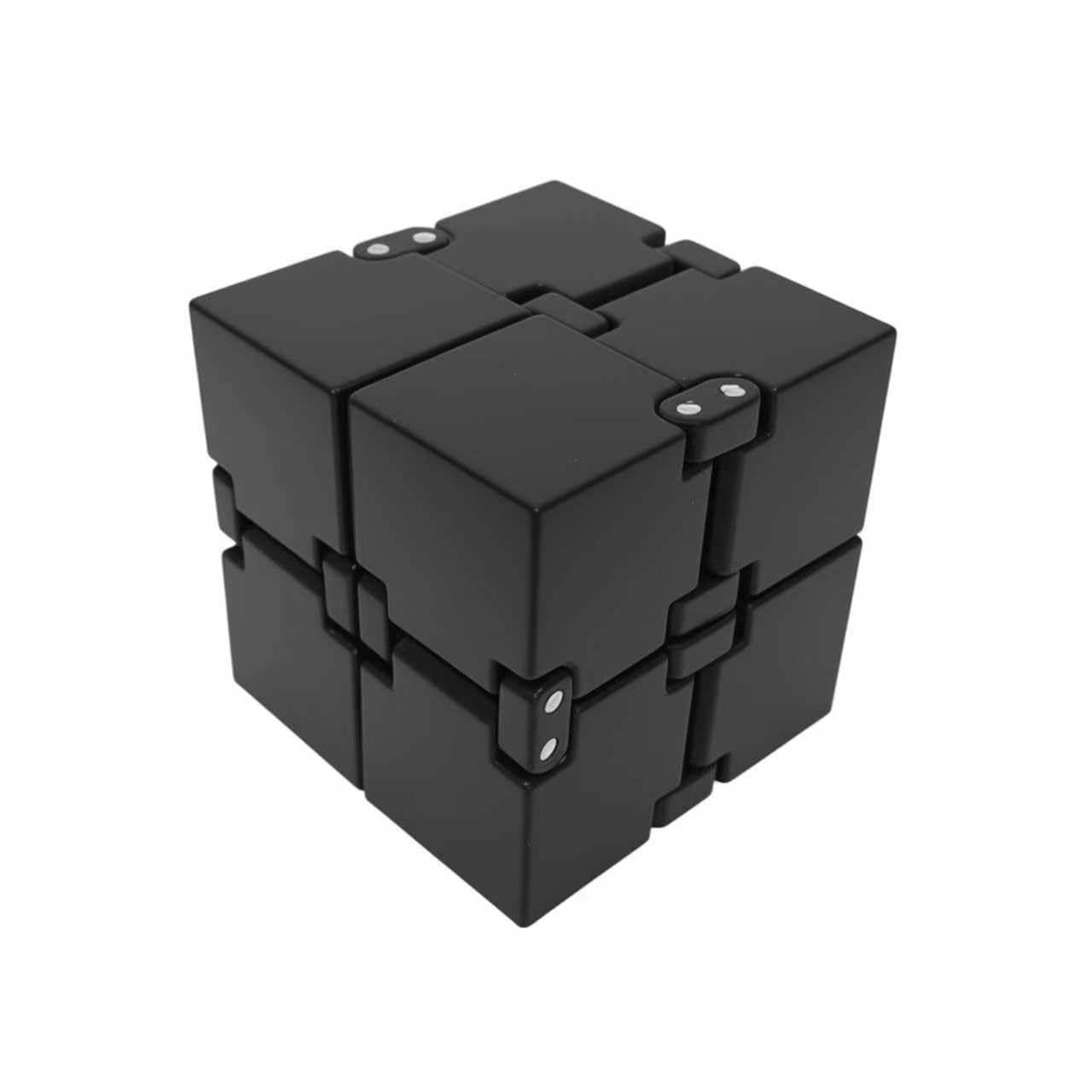 Infinity Cube Fidget Toy Cube suitable for Adults & Kids, New Version Fidget Finger Toy Stress and Anxiety relief, Killing Time Fidget Toys Infinite Cube suitable for Office Staff (Black) โ image 1
