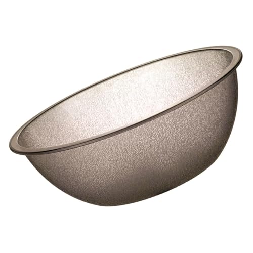 Bowl acrílico para ensalada 30 cm gris reutilizable miniatura 1