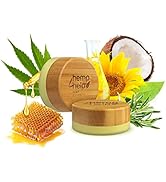 Hemp4Help’s 100% Natural Moisturising Organic Hemp Lip Balm 2.0 with Beeswax and Cacao butter, Vi...