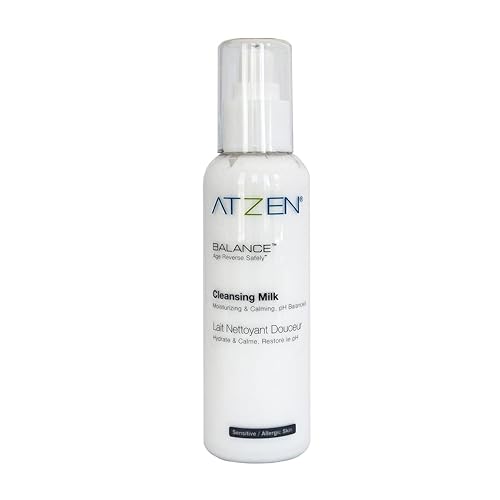 Miniatura 2 de ATZEN Limpiador facial de leche limpiadora natural y eficaz con aloe y decil glucósido 6.8fl.oz./6.8 fl oz