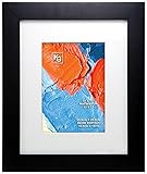 Kiera Grace Matted Classic Langford Picture Frame, 8' x 10', Black