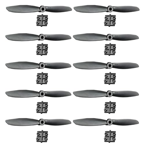 6045 rc Plane Propeller, 6x4.5 Plane Propeller Drone Propeller is Suitable for Quadror Drone Vector Stunt Plane Propeller 10 Pieces of Fixed Pitch Propeller.wurenji