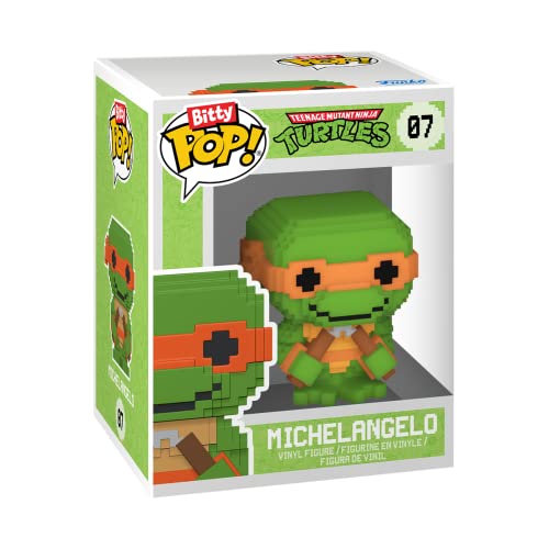 Funko Bitty Pop! Teenage Mutant Ninja Turtles - 8-bit Raphael, 8-bit Donatello, 8-bit Leonardo Y una Minifigura Misteriosa Sorpresa - 0.9 Inch (2.2 Cm) - TMNT Coleccionable - Idea de Regalo