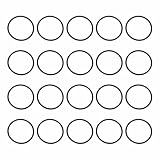 HARFINGTON 20pcs Nitrile Rubber O-Rings 33mm OD 29mm ID 2mm Width Metric Buna-N NBR Sealing Gasket Plumbing Sealing Repair O Rings for Car Auto Vehicle Repair Faucet Air Gas