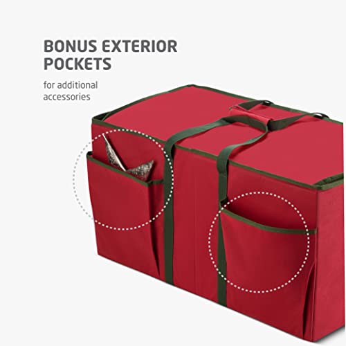 Boîte de rangement pour figurines de Noël zippée protégeant les objets fragiles - 6