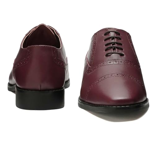 Image of LOUIS STITCH Formal Lace Up Shoes for Men | Handcrafted Italian Leather Mens Oxford Shoes| RXOX