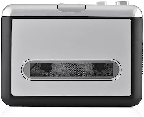 USB Cassette Tape to MP3 Converter, Audio Music Player with Headphones
