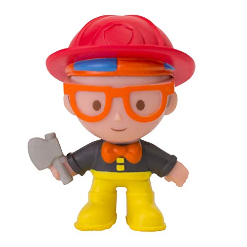 Blippi Mini Heroes Squishables Mystery 6 Pack - 2” Character Toy Figure: Police Officer, Lifeguard, Vet, Firefighter, Park Ranger, Plus Firehouse Dog - Educational Toys For Children And Toddlers #TOP4