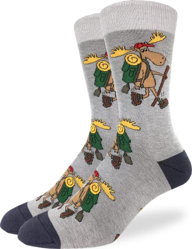 Good Luck Sock Men's Hiking Moose Socks, Adult #TOP14