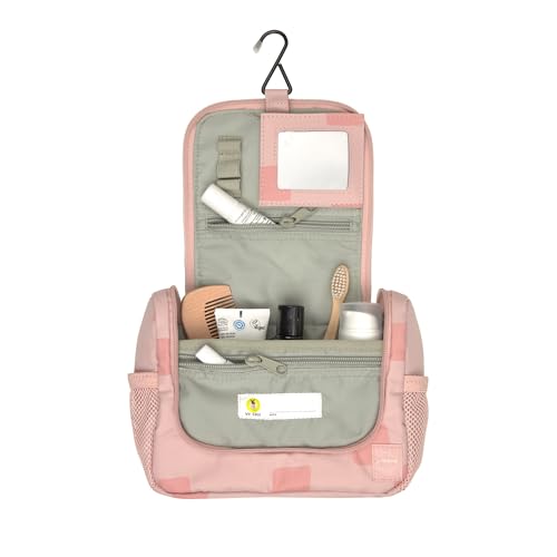 LÄSSIG Kosmetyczka dla dzieci, worek na pranie, do zawieszania/mini Washbag Pattern Party Rose