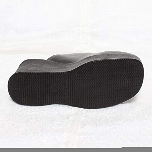 Epicstep Women's Black Closed Toe Platform High Heel Backless Slip On Slides Mules Shoes 7 M Us #TOP3