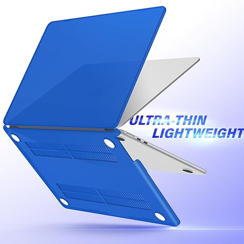 IBENZER Compatible with 2025 2024 2023 2022 MacBook Air 13 inch Case M4 A3240 M3 A3113 M2 A2681, Hardshell Case & Keyboard Cover for Mac Air 13.6 with Touch ID, Klein Blue, AT13-KK-KLBL+1 by IBENZER - Image 7