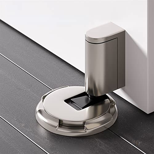 Tope de puerta sin perforar negro automático para accesorios de muebles 8