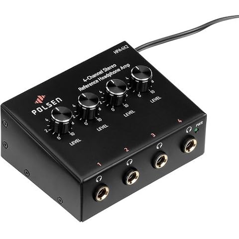 Polsen HPA-4X2 4-Channel Stereo Reference Headphone Amplifier(2pack) Cover