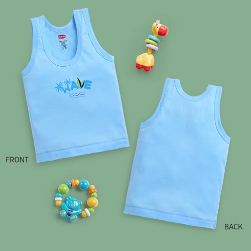 Image of LuvLap Baby Boys Regular Fit 100% Cotton Vest