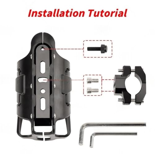 Support boisson moto anti-vibration pour bouteille d'eau Xmax NMAX - 3