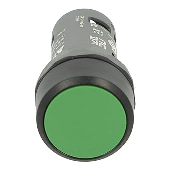 CP1-10G-10 | 1SFA619100R1012 | CP1-10G-10 | ABB Compact PUSHBUTTON, Green, 1NO, Flush, Plastic, MOMENTARY, Non-Illuminated, Black Plastic