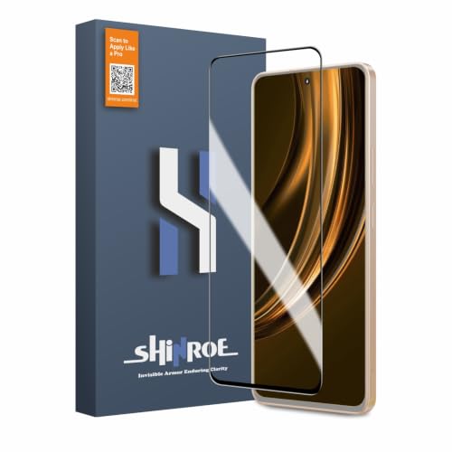 Image of Tempered Glass for Realme 15 Lite - Military Grade 9H Screen Guard, Anti-Scratch, Shatterproof, Edge to Edge Full Coverage - Black Border