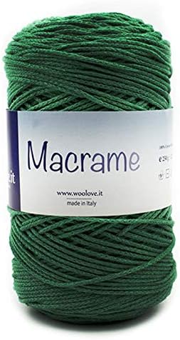 macramè-Cordino Intrecciato in Cotone Biologico Fettuccia da Lavorare  all'Uncinetto, macramè ECC : Amazon.it: Casa e cucina
