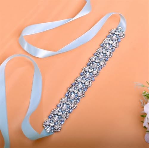 Women's Rhinestone Formal Belt, Hand-Beaded Wedding Belt, Perfect For Bridal Evening Dresses2