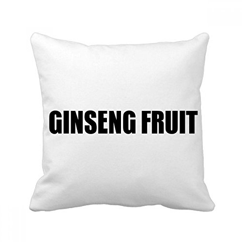 Coussin de ginseng fruit décoratif multicolore 40x40 cm housse et insert pour maison - 2