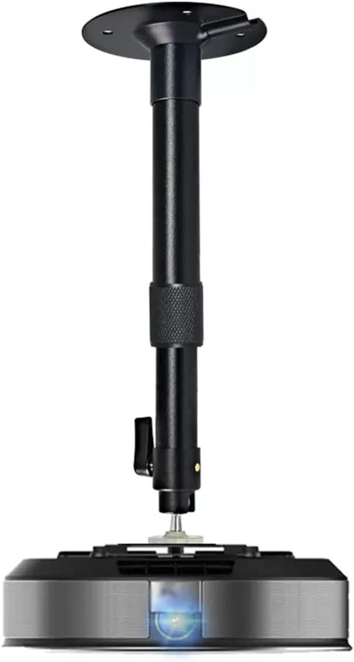 Projector Mounts office Projector Bracket Hoisting Wall Bracket Projector Hanger Universal telescopic hanging bracket For projectors/laptops/photography/dj (Size : PH45-60 (37-60cm) black)