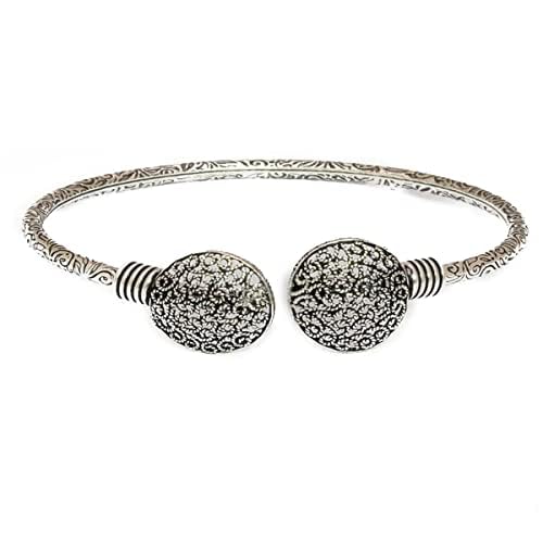 Rita Creations Metallic Luster Garden Blossoms Bangle Oxidized Brass Bangle || For Women and Girls 1 Piece (B0CJC61T55) Amazon Price History, Amazon Price Tracker