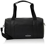 Calvin Klein Jeans Herren Mono Logo Duffle 42 LV04G3054G Duffle, Schwarz (Black), One Size, Schwarz (Black), Einheitsgröße, Reisetasche