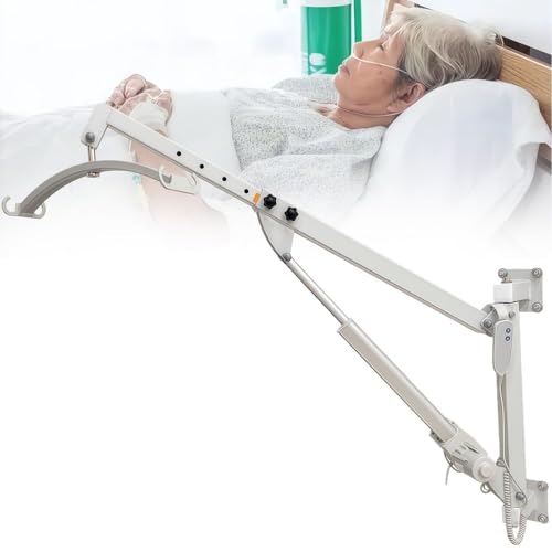 BESTXH Hoist for Lifting Elderly Transfer Machine, Transfer Sling for Lifting Disabled People, Electric Transfer Patient Hoist Lift, Seat Lift Assist Devices with Remote Control,White