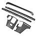 Rugged Ridge 11651.53 5-Piece Smooth Matte Black Body Armor Kit for Jeep Wrangler JK, 2-Door