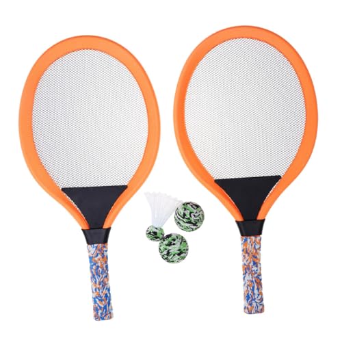Raquettes de tennis de plage légères orange pour enfant jardin