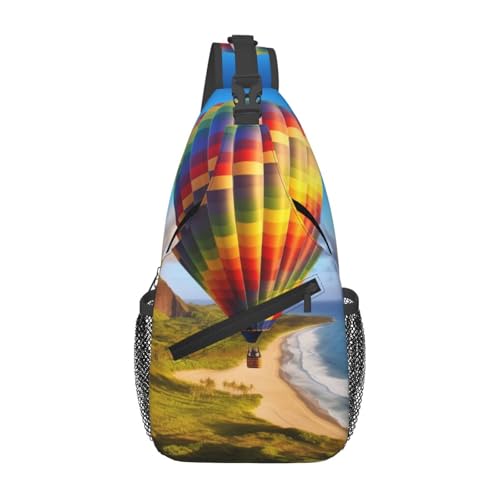 Bolso tipo bandolera cruzado para hombre y mujer Negro miniatura 1