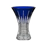 Waterford Lismore Diamond 8' Vase- Cobalt