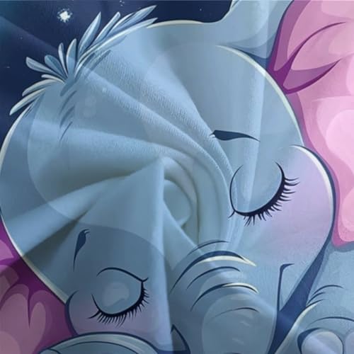 Parure de lit éléphant 3 pièces 140x200 pour ado - 7