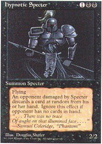 MTG 惑乱の死霊/Hypnotic Specter 4版 日本語 黒枠 4枚 日)惑乱の死霊 / Hypnotic Specter【4ED】 黒枠 No.142｜MtG通販