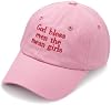 Sombrero de camionero bordado inspirado en conciertos para fans, regalo para mujeres y hombres, rosa 4