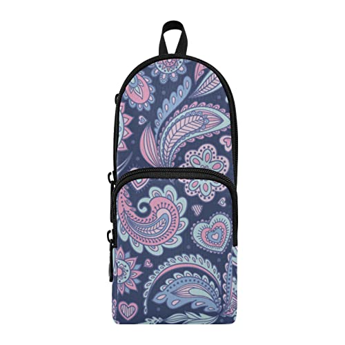 ODAWA Mochila vintage floral con compartimentos espaciosos para almacenamiento organizado Cover