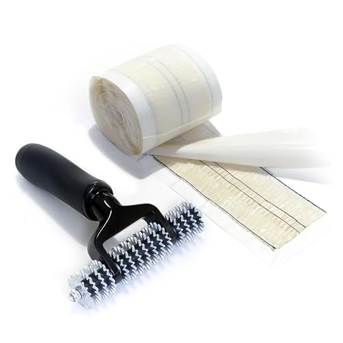 Vironix Carpet Patch Repair Kit with 5-Inch Star Wheel Seam Roller and 16ft Double-Sided Carpet Joining Tape, DIY Carpets Repair Kit for Homes and Offices