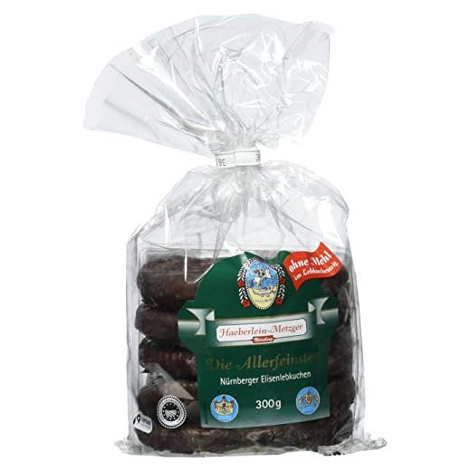 Haeberlein Metzger Elisenlebkuchen ohne Mehl Zartbitter, 5er Pack (5 x 300 g)