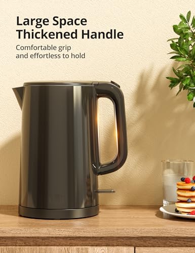 Image of Electric Kettle with Temperature Control, 1.7L 1500W Stainless Steel Tea Kettle, 13 Preset Temperatures, LED Display, Keep Warm 2 Hours, Strix Thermostat, BPA Free Hot Water Boiler for Tea & Coffee